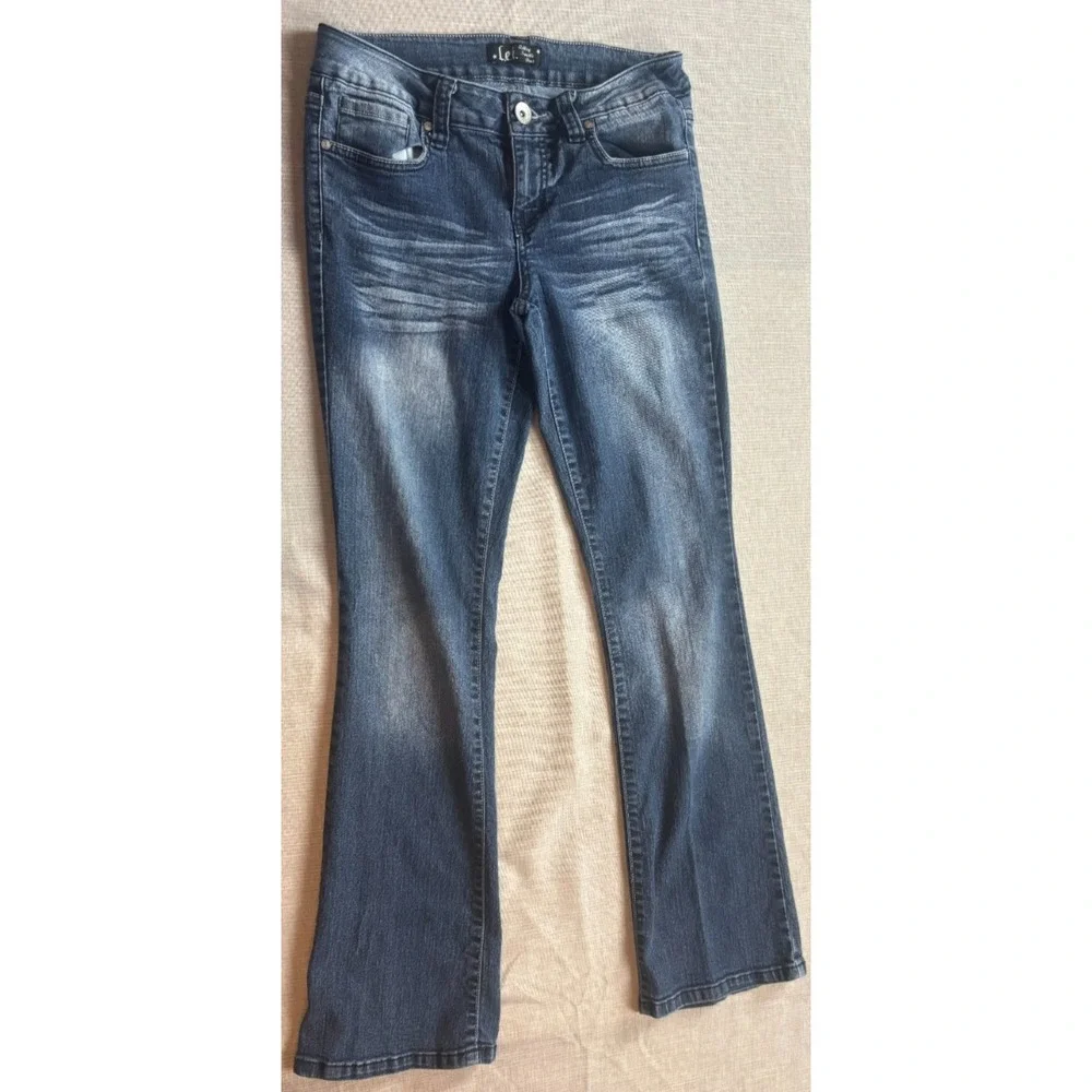 LEI‎ Ashley Trouble Bootcut Y2K Denim RN89083 Vtg